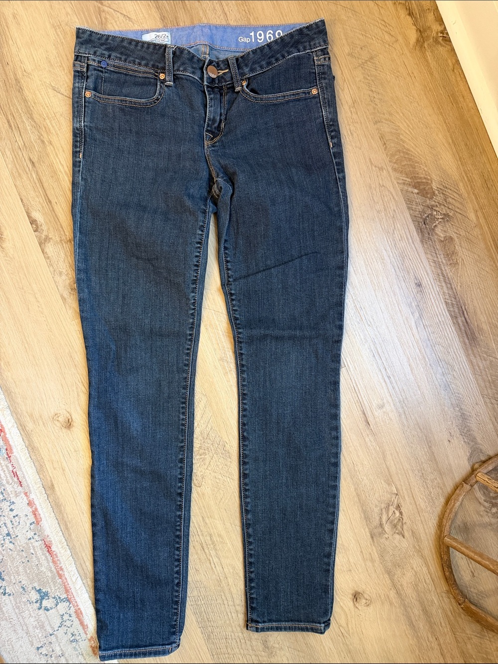 Women's Gap 1969 Dark Blue Skinny Jeans